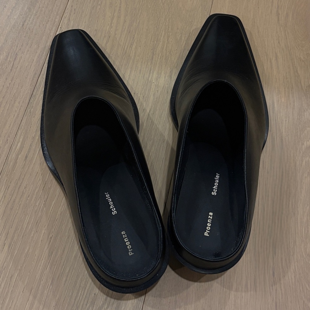 Proenza Schouler Black Bronco Mules – Size 40.5 - Picture 4 of 8